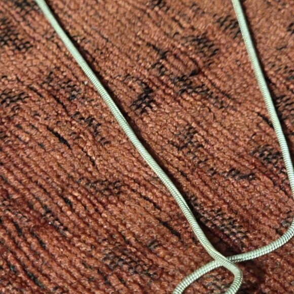 Brighton Pearl Pendant Snak Chain Necklace Silver Plated Elegant Luxury Gift 18" - Picture 8 of 9